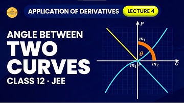 Angle Between Two Curves | Application of Derivatives Lecture 4