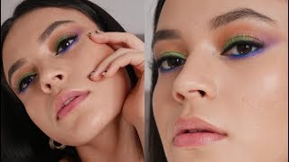 MAQUILLAJE COLORIDO PARA PRINCIPIANTES (PASO A PASO)| Elizabeth Inda