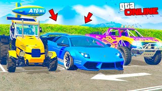 RANDOM CHOSE ME TURBO TRACTOR AND LAMBORGINI! - BATTLE OF RANDOM IN GTA 5 ONLINE