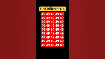 find different number 🧐 #puzzle #maths #riddles #games #education #challenge
