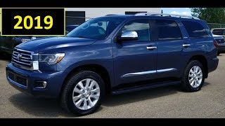 2019 Toyota Sequoia Platinum full feature review and first look.