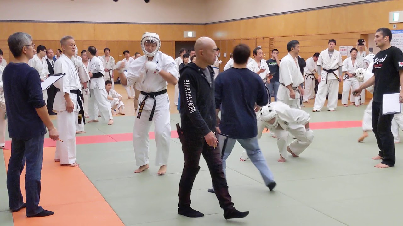 空道昇段審査　世界チャンピオン同士の対決！　中村知大vs清水亮汰　kudo  promotion test world champion's fights nakamura vs shimizu