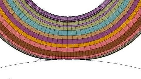 Cleat-Drum Test for Estimating the Free Vertical Vibration Mode of a Rolling Tire using  LS-DYNA