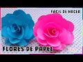 Flores de papel - Facil de hacer