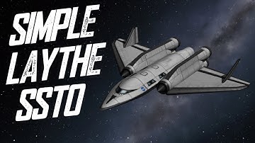 SIMPLE LAYTHE SSTO \ KERBAL SPACE PROGRAM