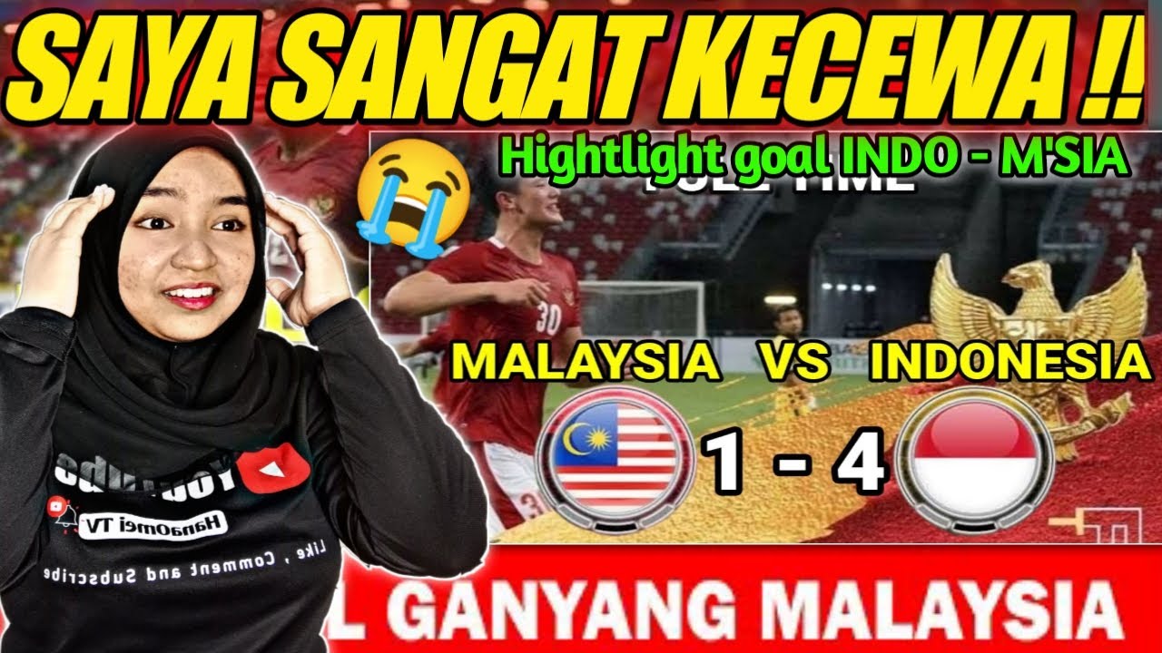 BIKIN PANAS ❗❗ MALAYSIA VS INDONESIA 1-4 | Hightlight & All Goals | PIALA AFF 2021 || 🇲🇾 Reaction