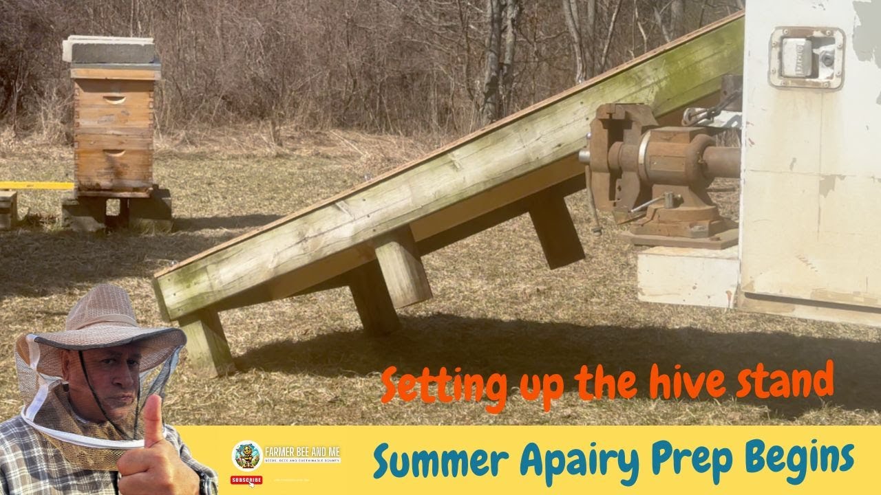 Apple Orchard Apiary: New Hive Stand Setup & Spring/Summer Hive Prep ...