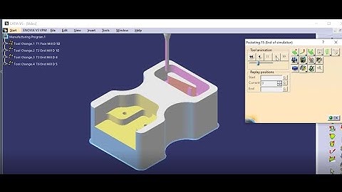 Close Pocket Operation in Prismatic Machining using CATIA V5 - Part 4 of 4
