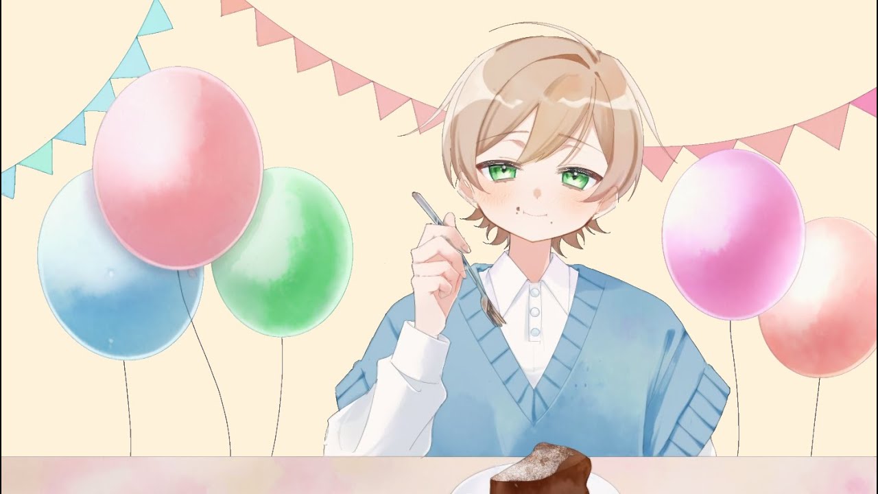 チョコ食べながらお配信