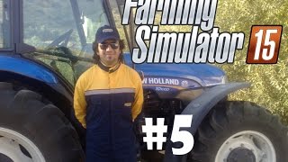 Türkçe Farming Simulator 2015 - Yandaki Tarlaya Göz Koydum - Bölüm 5