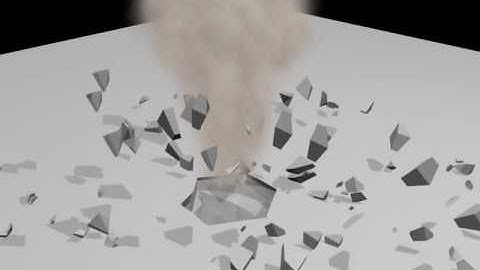 Blender 3D Project: Explosion Tests, New Test v1.0