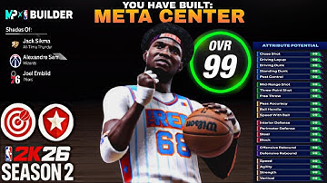 "NEW" BEST CENTER BUILD IN NBA 2K26 - POWER DUNKER SCORING MACHINE BIG MAN