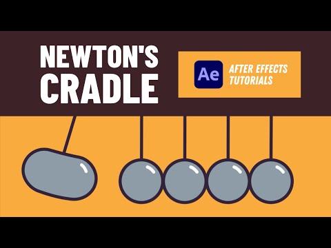 Newton's Cradle Animation - After Effects Tutorial #39