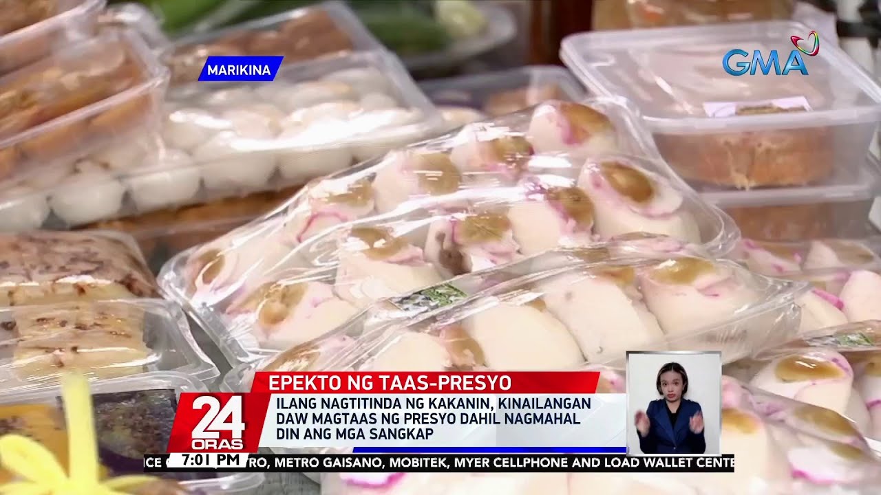 Ilang Nagtitinda Ng Kakanin Kinailangan Daw Magtaas Ng Presyo Dahil Nagmahal Din Ang 24 