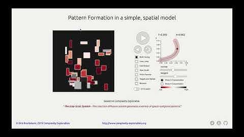Origins of Life: Introduction - Pattern Formation  - Reaction Diffusion Systems | Chris Kempes