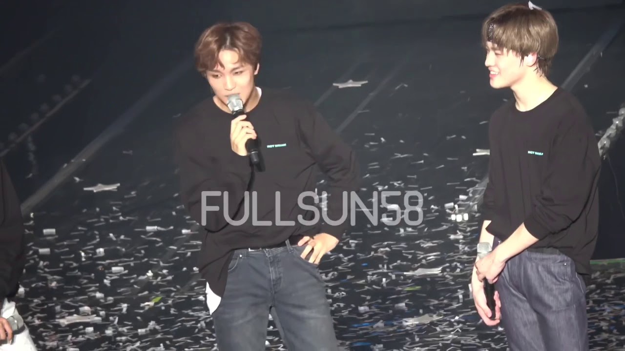 191117 The Dream Show 해찬 엔딩 멘트