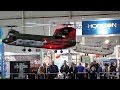 2X HUGE RC VARIO CHINOOK CH-47 SCALE MODEL HELICOPTER INDOOR FLIGHT / Intermodellbau Dortmund 2016