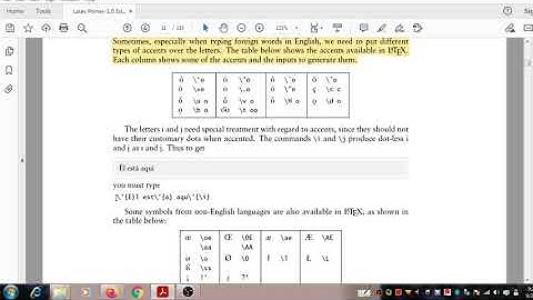 Latex in Simple Steps   Producing Accent Symbols