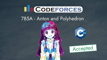 Codeforces 785A - Anton and Polyhedron | Detailed C++ Solution | TheCoDeveloper