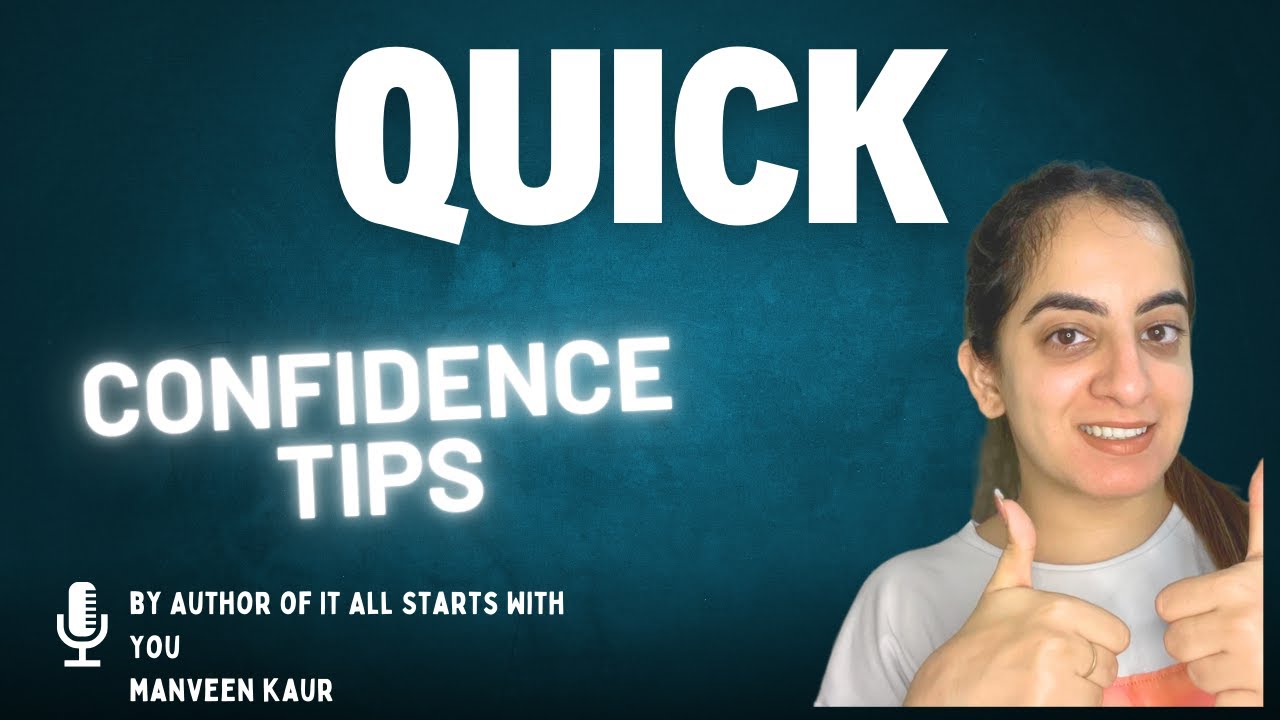How To Boost Your Self Confidence Very Quickly 😁 - YouTube