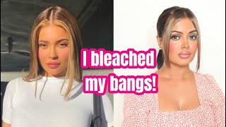 I tried to bleach my hair like kylie jenner *unexpected results* don't
try this!!!