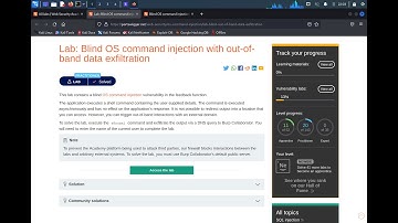 [Web Security Academy] Blind OS command injection with out of band data exfiltration