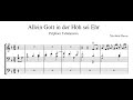 Miniature de la vidéo de la chanson Allein Gott In Der Höh Sei Ehr