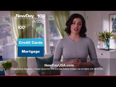 NewDay 100 VA Cash Out Loan - For veterans homeowners who need cash