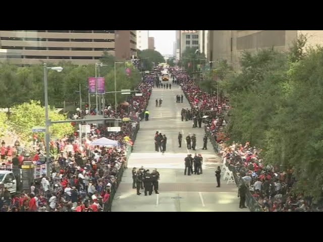 City of Houston on X: The calm before the storm! #Astros parade