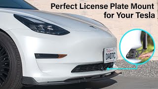 Perfect License Plate mount for your Tesla ModelY/3 #teslamodely