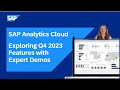 SAP Analytics Cloud: Exploring Q4 2023 Release