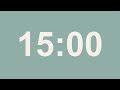 15 Minute Countdown Timer – No Sound | Focus, Study, Deep Work