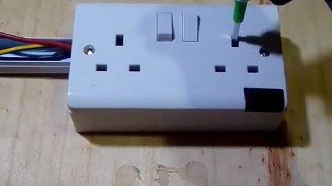 double socket wiring