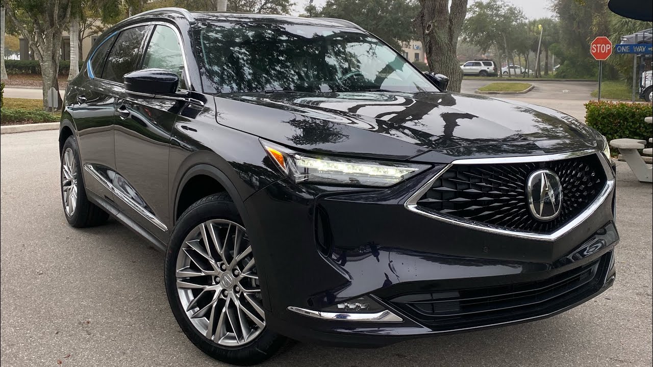 Acura MDX 2022 advance package phantom violet shawd YouTube