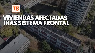 Viviendas de emergencia afectadas tras sistema frontal