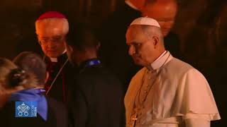 POPE Leo XIV Prays at Lourdes Honoring Our Lady