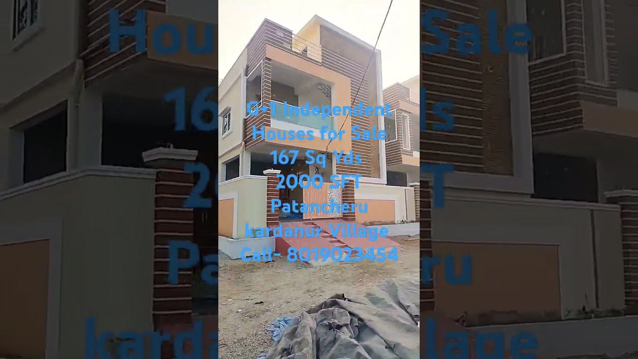 Independent Houses for Sale near Kollur, Patancheru, Kardanur