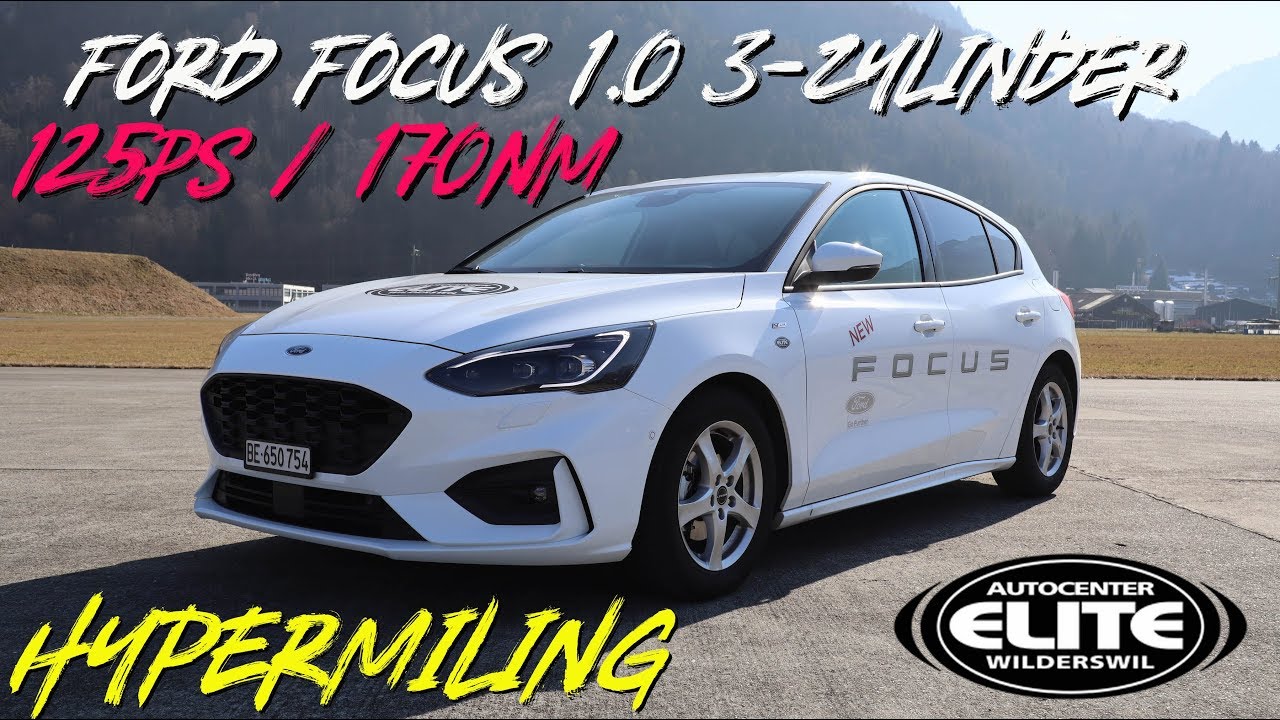 Hypermiling 19 Ford Focus St Line 1 0l 3 Zylinder Ecoboost 125ps Youtube