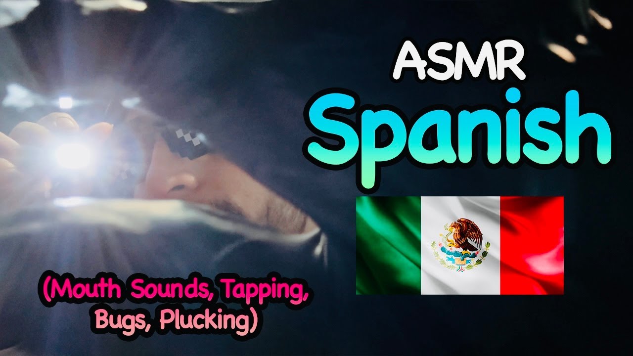 ASMR in Spanish (Mouth Sounds, Bugs, Tapping, Plucking)