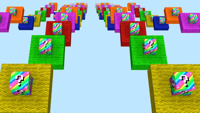 Lucky Block Rainbow Mod for Minecraft 1.9/1.8.9/1.7.10