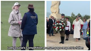 Lady Louise spotted at Dressage Competition as Duchess of Edinburgh pays respect to fallen in Italy