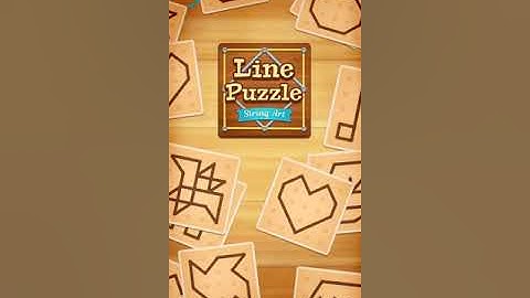 Completed Line Puzzle String Art Level 8