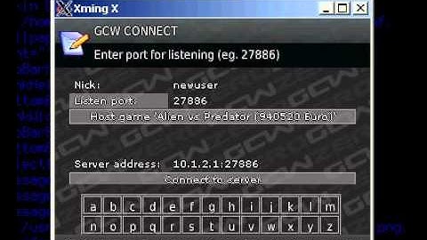 GCW Zero: multiplayer gui (first implementation)