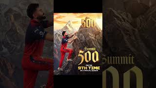 500 in ipl career 9th time 🤫🤫
