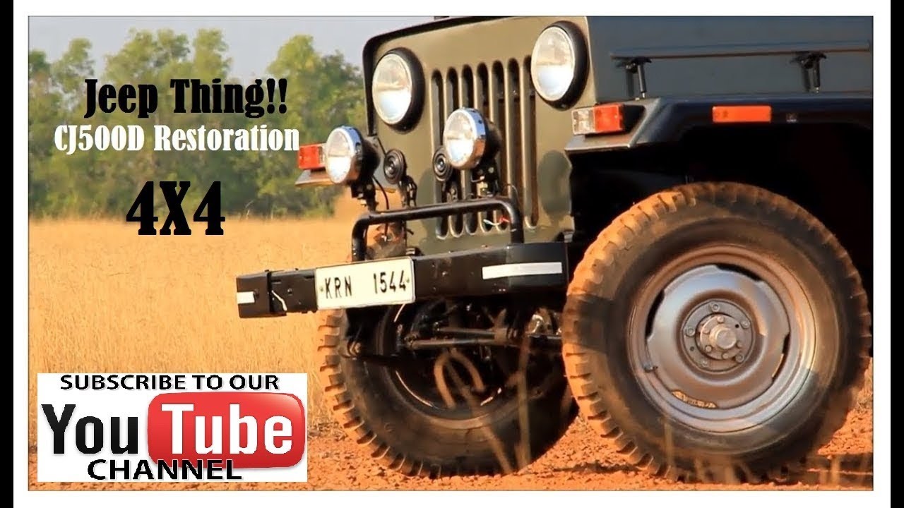 Jeep Thing! Restoration & Test Drive of Mahindra CL500D