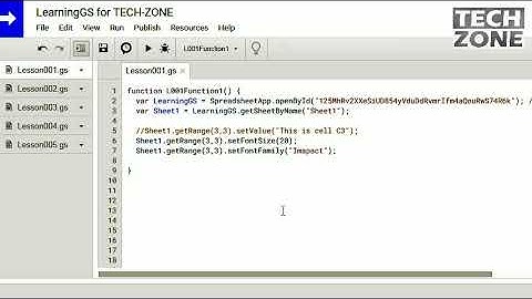 Google Script for Sheets: Lesson 01 (Part D)