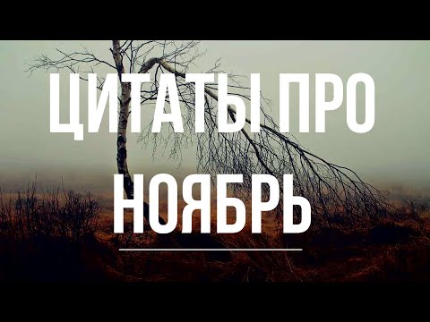 10 цитат про ноябрь