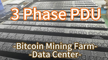 3 Phase PDU Power Distribution Unit for Bitcoin Mining Farms and Data Center -OIT factory direct