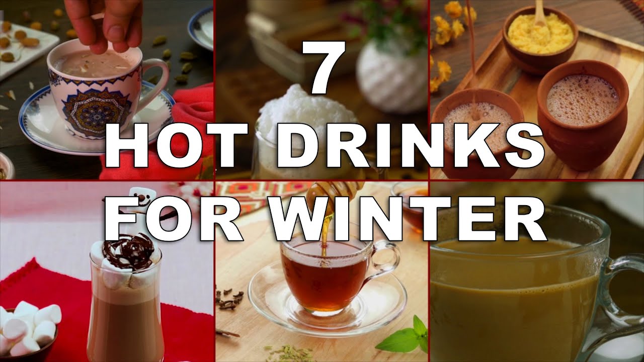 7 Hot Drinks for Winter | Coffee | Tea | Hot Chocolate  Recipes by SooperChef