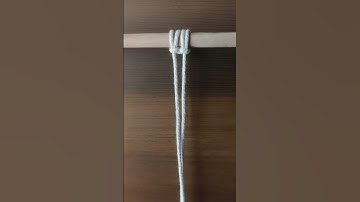 Macrame Larks Head Knot #knot #macrame #macrameknots #beginners #tutorial #pattern #macramebeginners